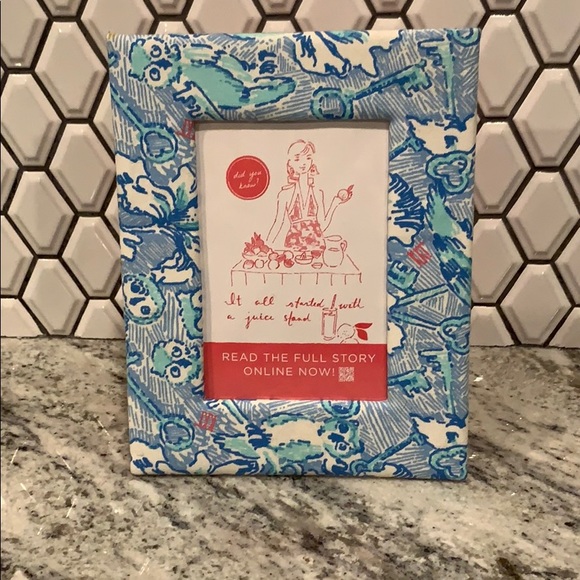 Lilly Pulitzer Kappa Kappa Gamma 4x6 frame